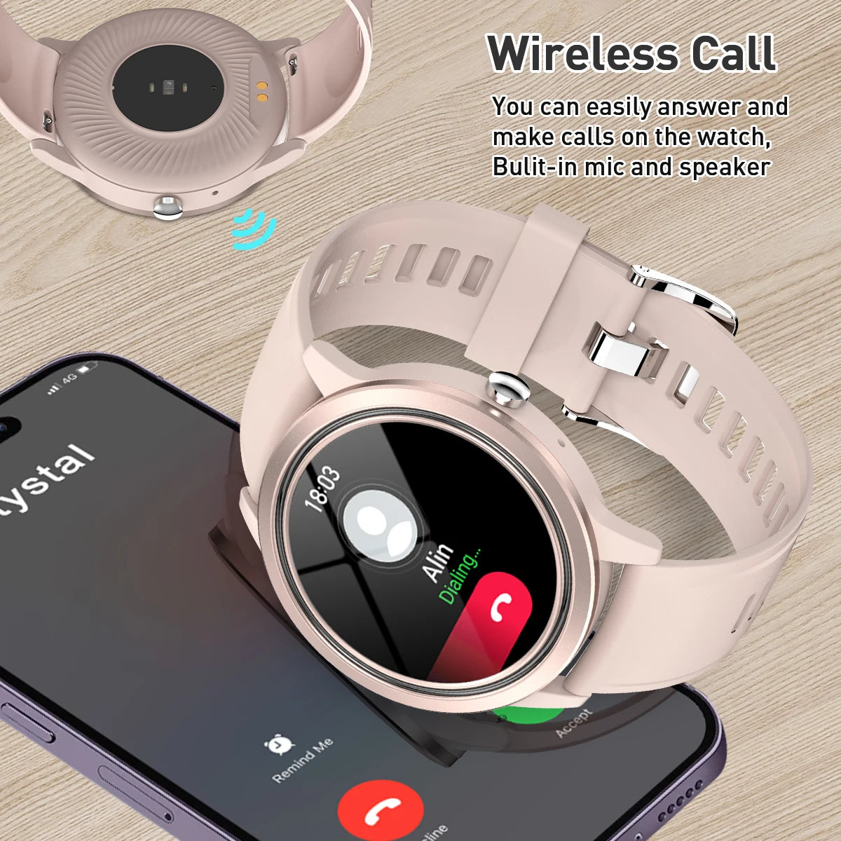New Women Smartwatch For Android IOS
