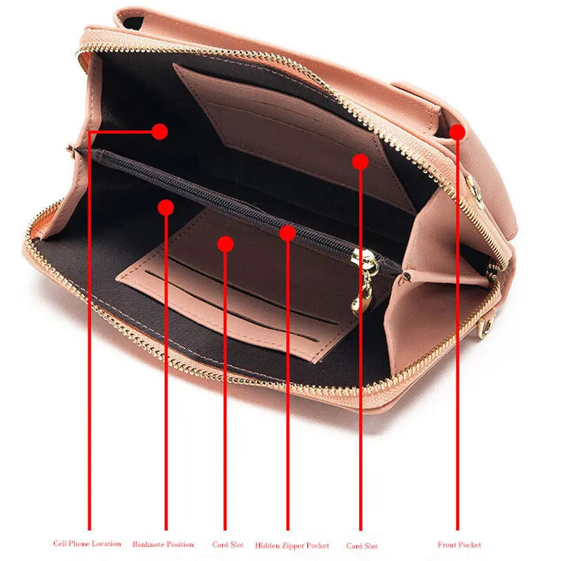 Bolsa crossbody fit mulheres