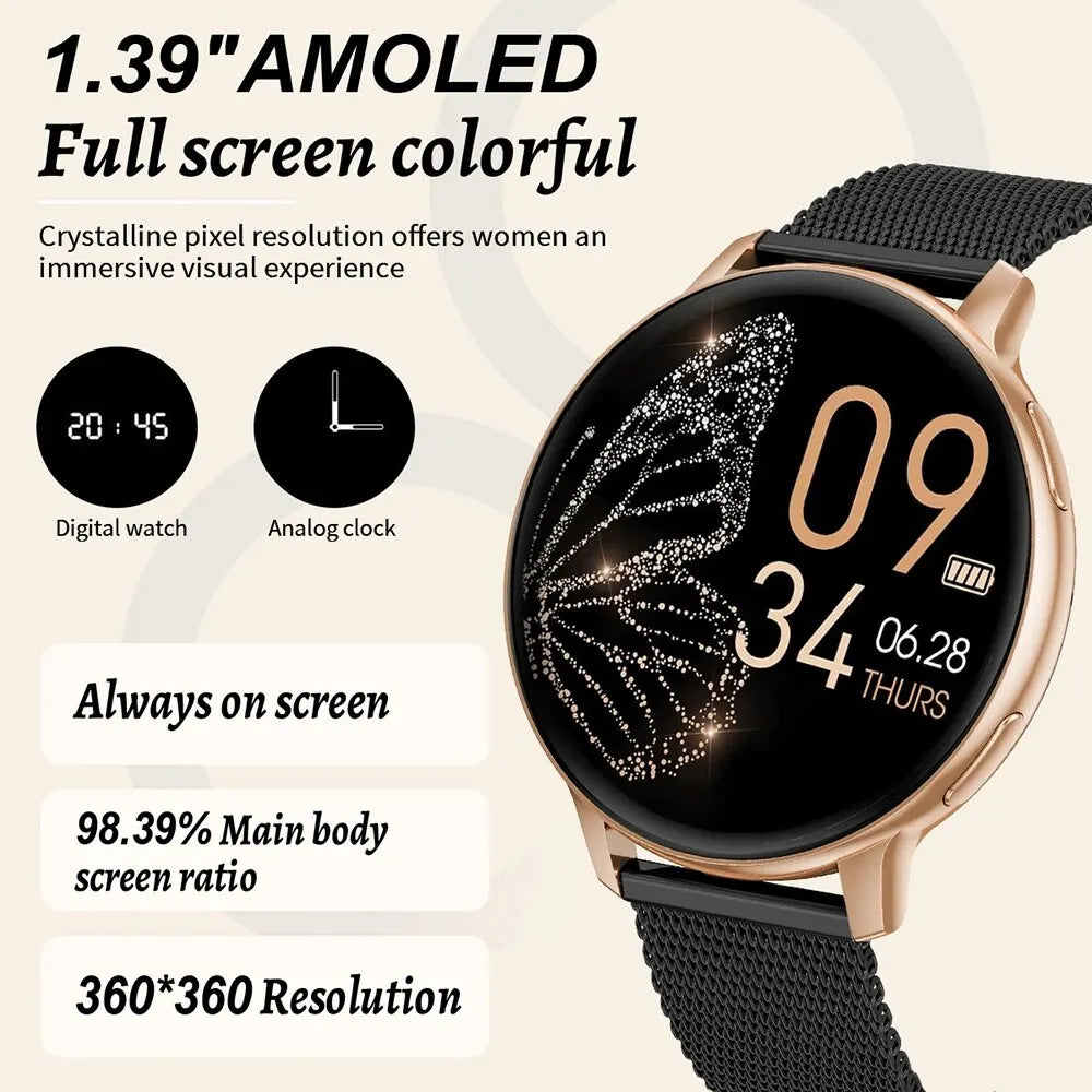 Smartwatch Esportivo Relógios Fitness, Chamada Bluetooth