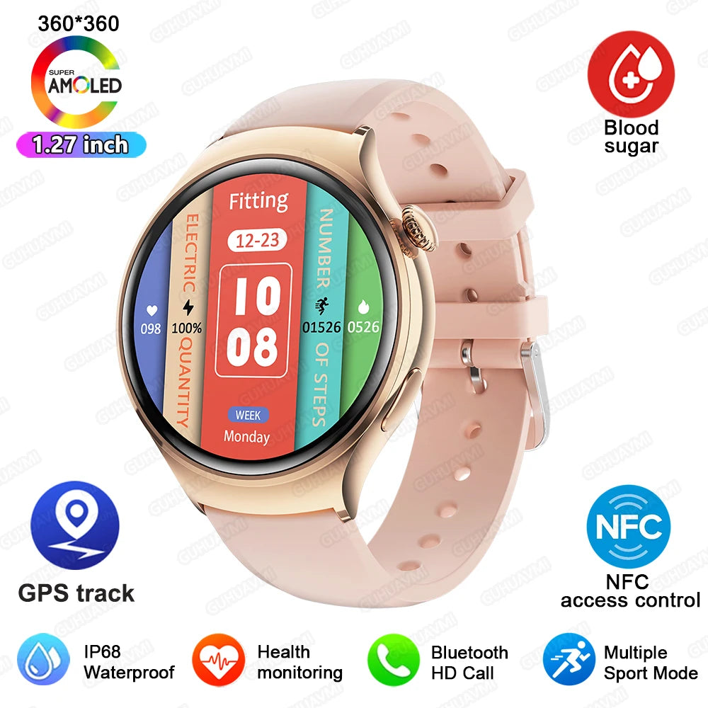 Relogio inteligente Watch 4 Mini /Prateado