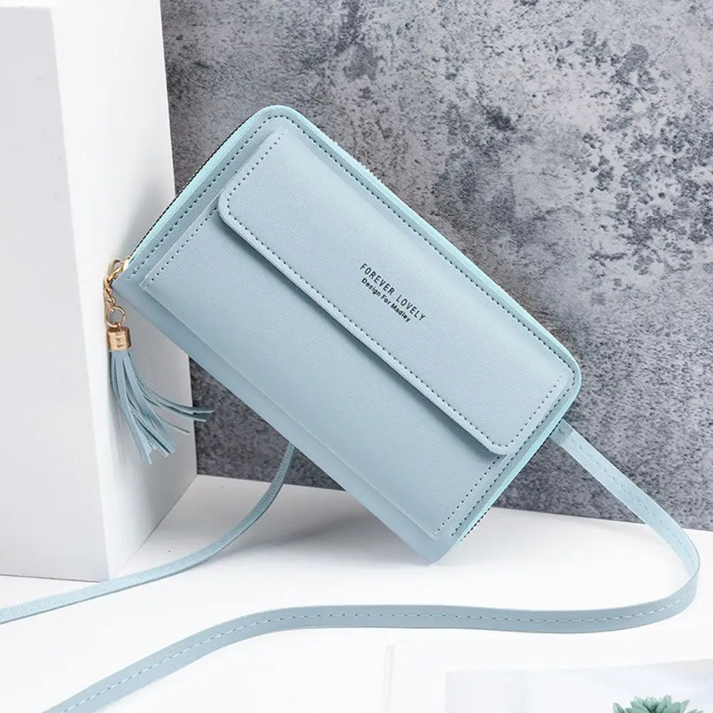 Mulheres Cor Sólida Multi Funcional Bolsa de Ombro