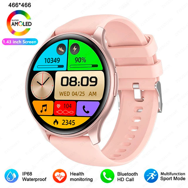 Smartwatch Senhoras QS40 ip 67 / 2 Braceletes
