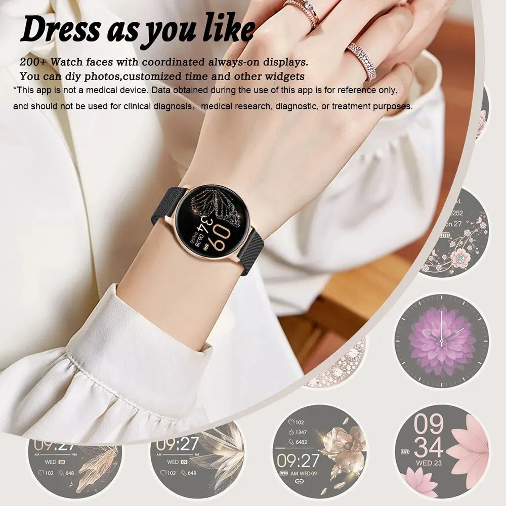 Smartwatch Esportivo Relógios Fitness, Chamada Bluetooth