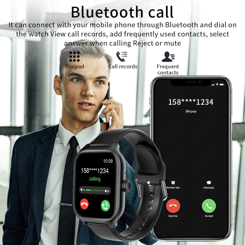 Smartwhatch/Relogio inteligente para mulheres chamada Bluetooth