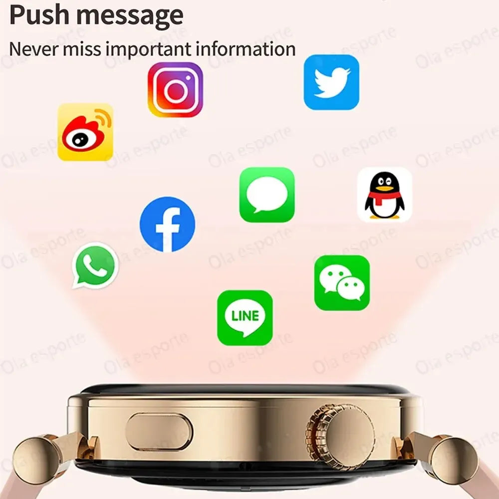 New Gt4 Mini smartwhatch Ip 68 impermeável android iOS
