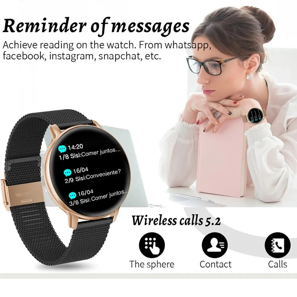 Smartwatch Esportivo Relógios Fitness, Chamada Bluetooth