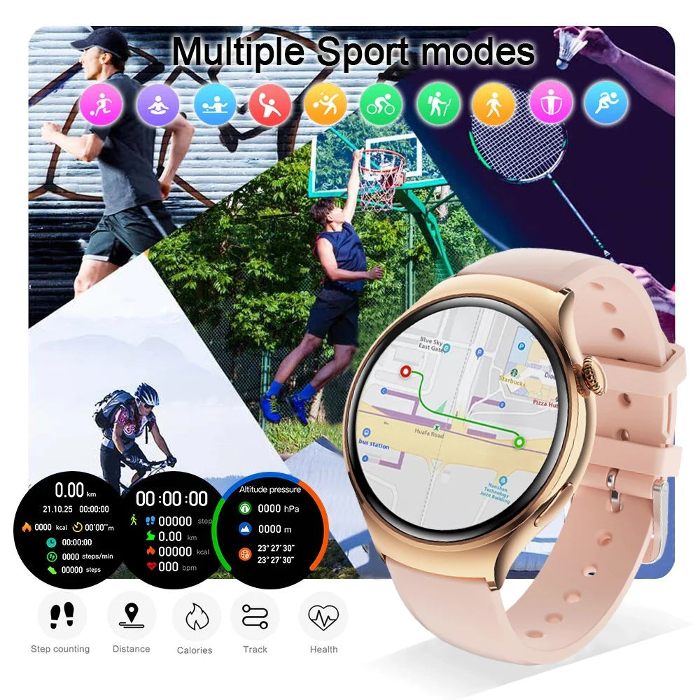 Relogio inteligente Watch 4 Mini /Prateado