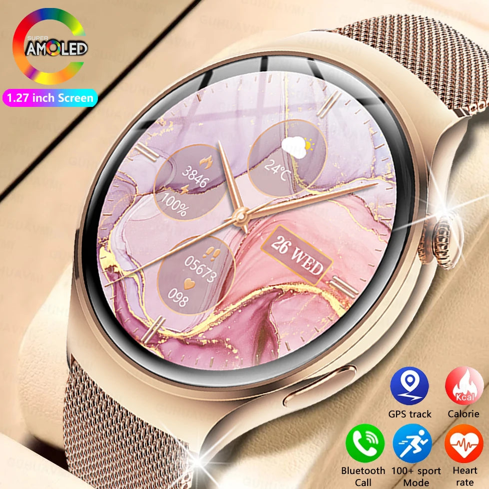 Relogio inteligente Watch 4 Mini /Prateado