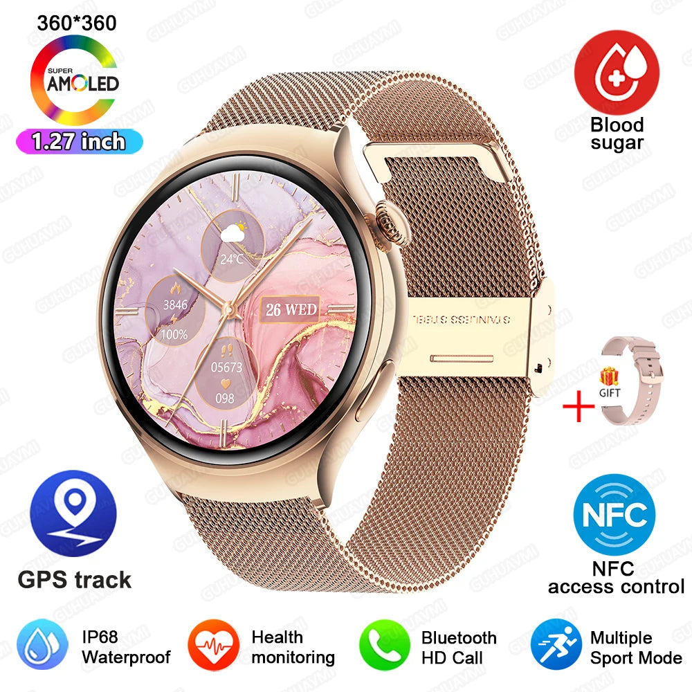 Relogio inteligente Watch 4 Mini /Prateado