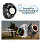 Relógio inteligente masculino 360*360 tela amoled bluetooth chamada ip67