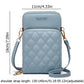 Mini bolsa de couro PU para mulheres, Bolsa Crossbody, Carteira, Bolsa de ombro