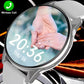Smartwatch tela redonda AMOLED Bluetooth relógios inteligentes para mulheres /2 Braceletes