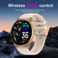 Smartwatch tela redonda AMOLED Bluetooth relógios inteligentes para mulheres /2 Braceletes
