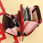 Mini bolsa de couro PU para mulheres, Bolsa Crossbody, Carteira, Bolsa de ombro