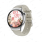 Relogio inteligente Watch 4 Mini /Prateado
