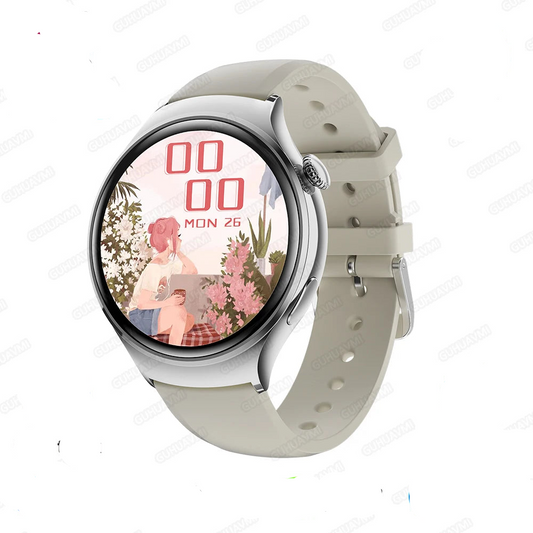 Relogio inteligente Watch 4 Mini /Prateado