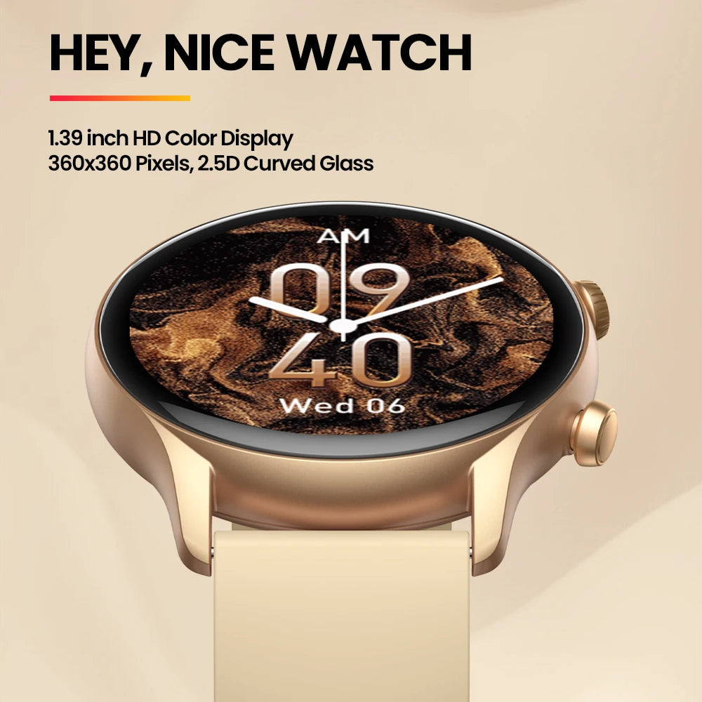 Zeblaze-Btalk 3 Plus Smartwatch para Senhoras