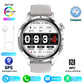 Relógio inteligente masculino 360*360 tela amoled bluetooth chamada ip67